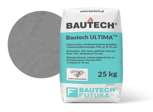 Beton polerowany Bautech ULTIMA - Szary Agat - 25 kg