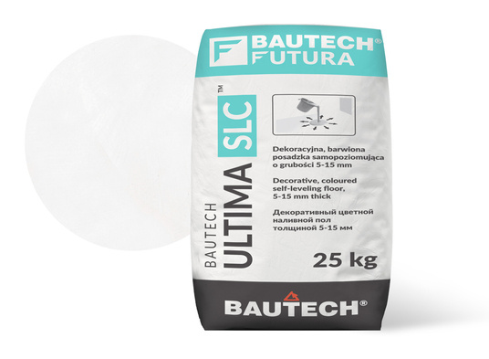 Beton samorozlewny Bautech ULTIMA SLC - Biała Perła - 25 kg