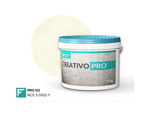 Niepigmentowany mikrocement BAZOWY CREATIVO PRO - 10 kg